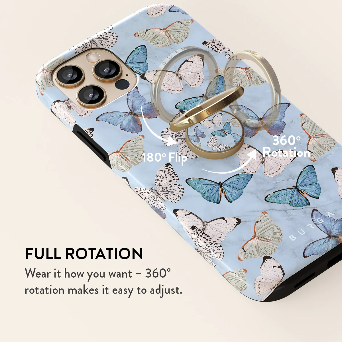 Give Me Butterflies - Adhesive Ring Holder