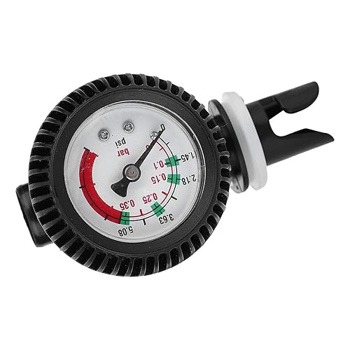 Akozon Universelles Luftdruckmessgerät für Aufblasbare Kajaks, Boote, Surfbrettpumpen – Vielseitiges Sicherheitsbarometer mit Pumpenschläuchen für Ventile an Aufblasbaren Kajaks