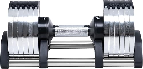 Sevico verstellbare Kurzhantel - Hantel mit Ablageschale platzsparende Hantel für Frauen und Maenner, Training und Fitness zu Hause 6 Gewichtsstufen 2-24 kg