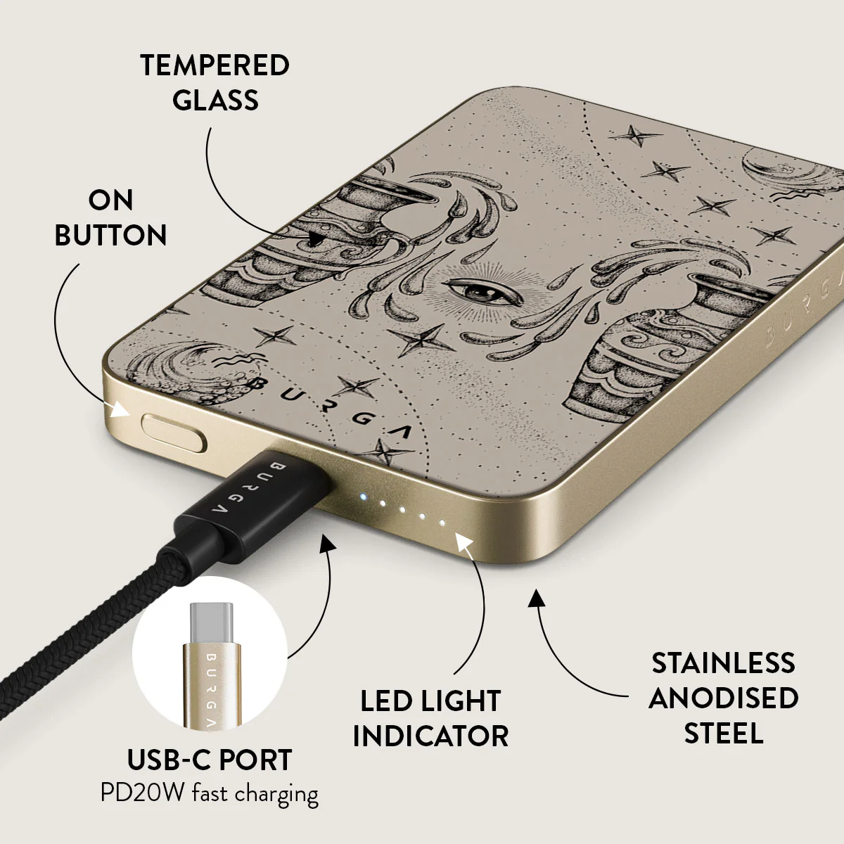 Aquarius - Magnetic Power Bank