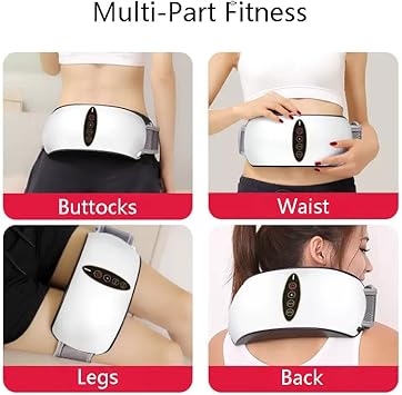 SanGin Massager Pad Gewichtsverlust Maschine Abdominal Vibration Massager Fitness Ausrüstung Mehrere Gänge Heizfunktion Plug-In Gebrauch,Schwarz