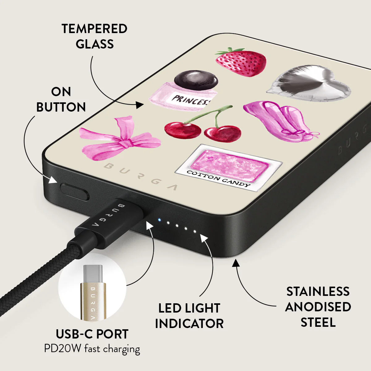Baby Girl - Magnetic Power Bank