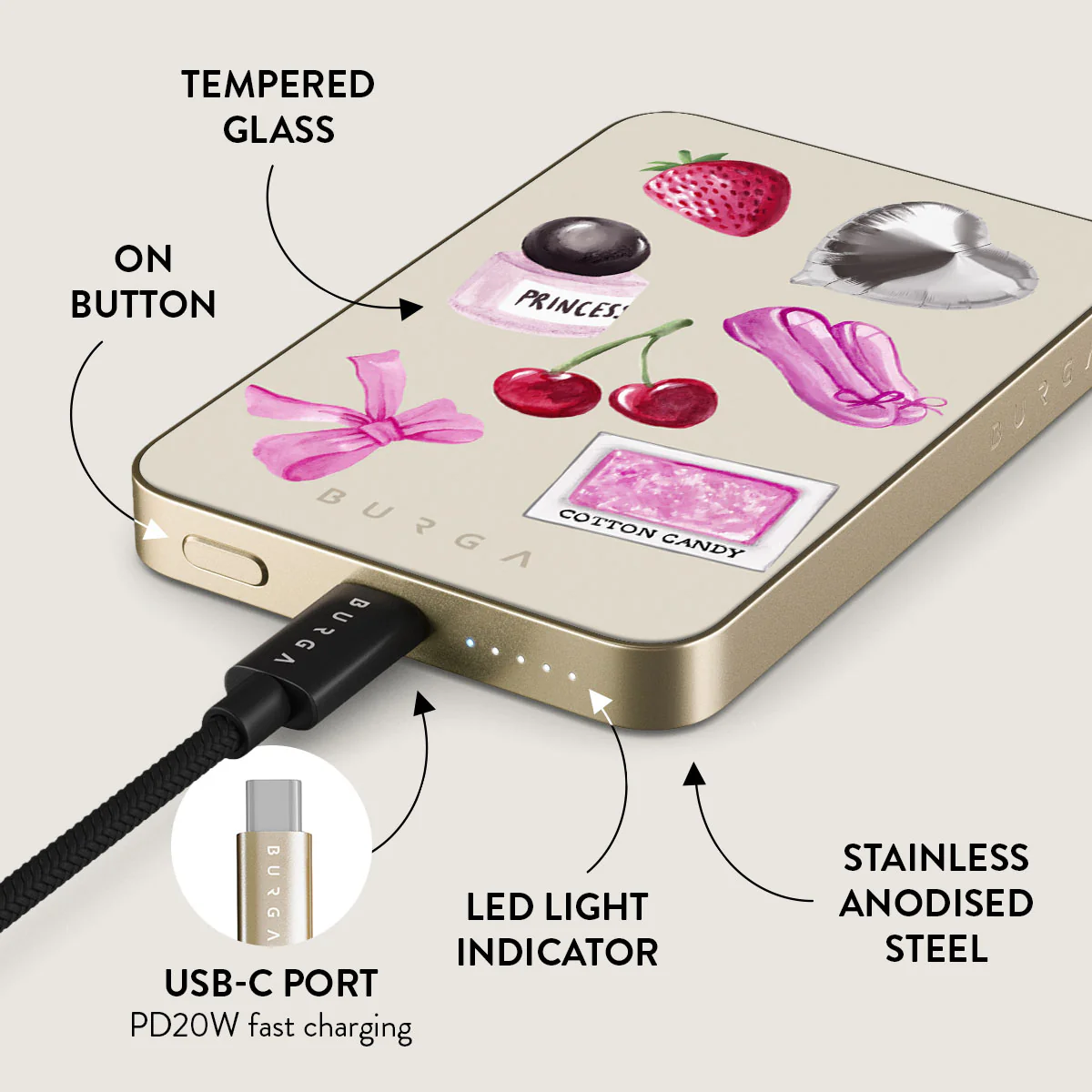 Baby Girl - Magnetic Power Bank