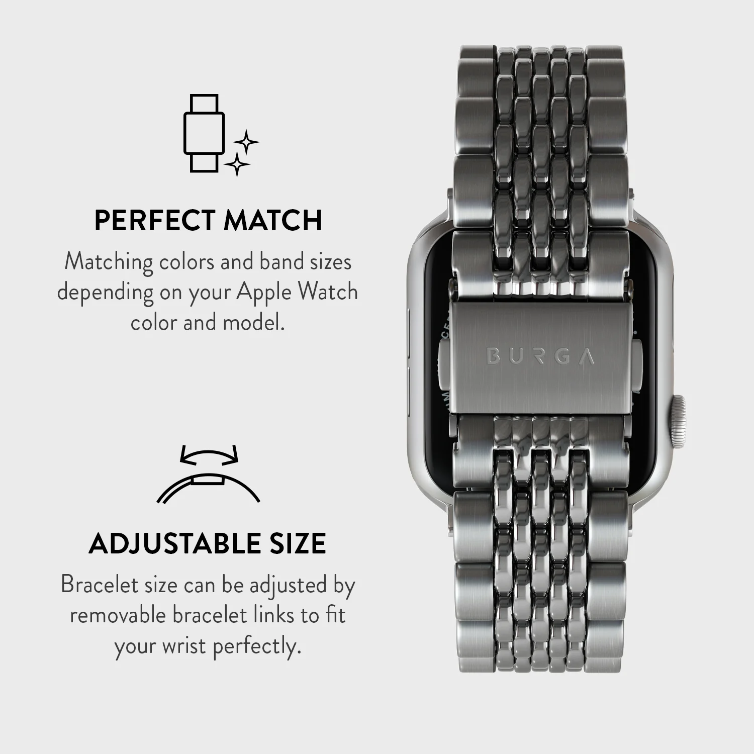 Apple Watch Metal Bracelet - Chic Royal