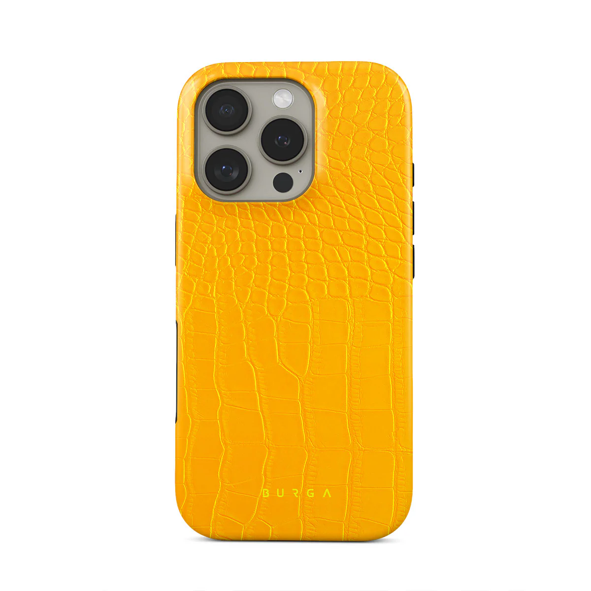 Canary Yellow - Snake Skin iPhone 16 Pro Max Case