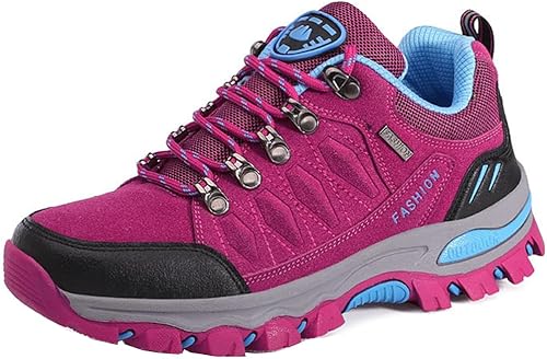 WOWEI Wanderstiefel Wanderschuhe Herren Damen wasserdichte Outdoorschuhe rutschfeste Kletterschuhe Leicht Atmungsaktiv Trekking Hiking Schuhe Wanderhalbschuhe