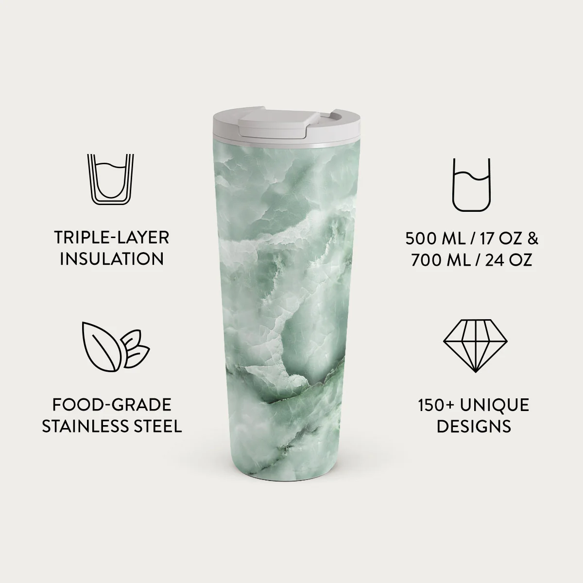 Pistachio Cheesecake - Green Travel Mug