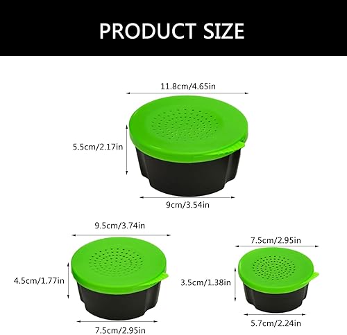 Fcnjsao Angeln Lockt Köder Box Angeln Live Köder Lockt Lagerung Fall Köder Container Angeln Lockt Tackle Box Für Live Köder