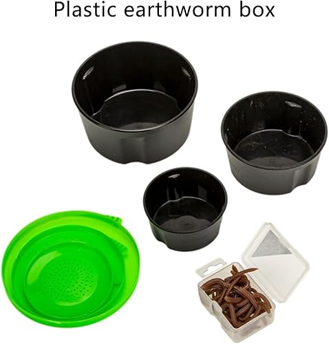 Fcnjsao Angeln Lockt Köder Box Angeln Live Köder Lockt Lagerung Fall Köder Container Angeln Lockt Tackle Box Für Live Köder