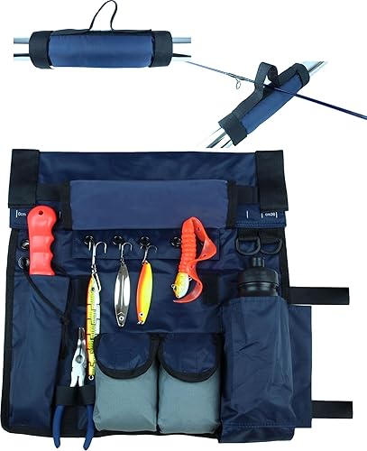 Storfisk fishing & more 3-TLG. Set zum Bootsangeln mit Reling Tasche und 2 Reling-Rutenhaltern
