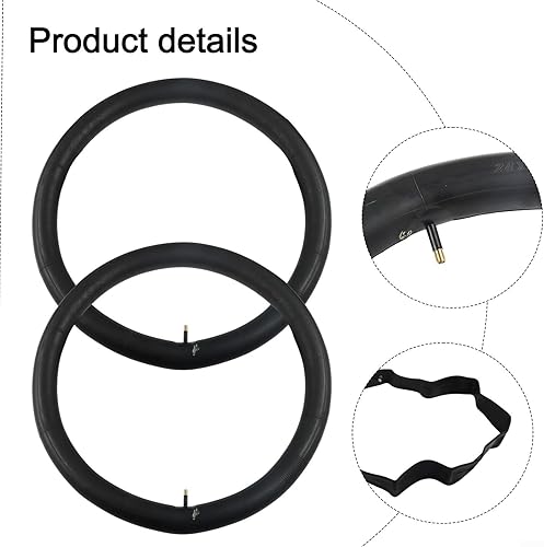 24 x 3 0 für Fat Bike-Innenschläuche, 2 Stück, für Mountainbikes und Elektrofahrräder, entworfen für raues Gelände