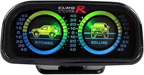 Neigungsmesser Neigungsmesser mit grüner Hintergrundbeleuchtung für Geländewagen 4x4 Universal