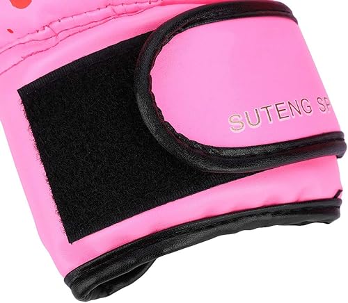 Kinder Boxhandschuhe 3-12 Jahre Kids Punching Handschuhe, Mini Box-Handschuhe Junior für Jungen & Mädchen, Training Gloves für Boxen, MMA, Muay Thai, Kickboxen, Boxsack Training, Rosa