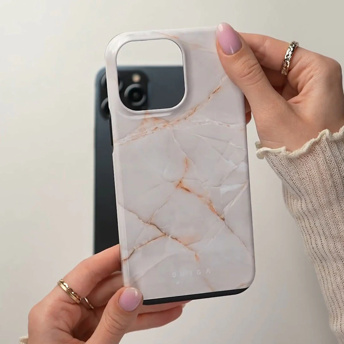 Vanilla Sand - Marble iPhone 16 Pro Max Case