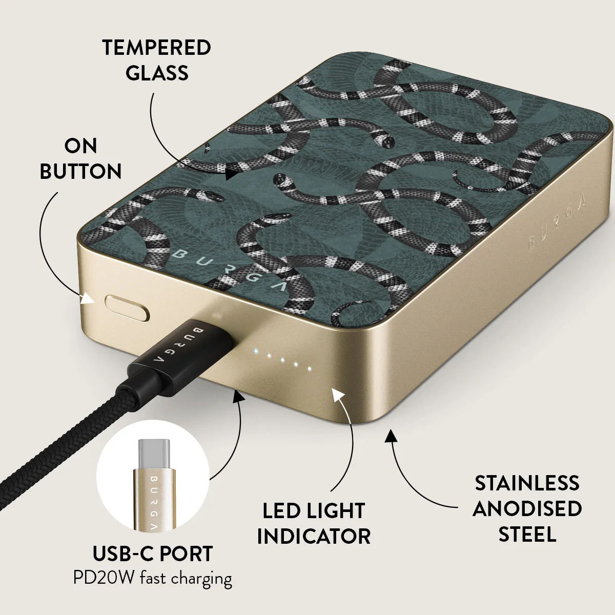 Constant Danger - Cool Magnetic Power Bank