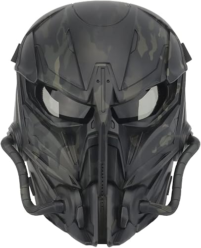 Airsoft Atmungsaktive Vollgesichtsmaske Taktische Schutzmaske mit Augenschutz