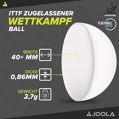 JOOLA Flash White 40+, Weiß, One Size