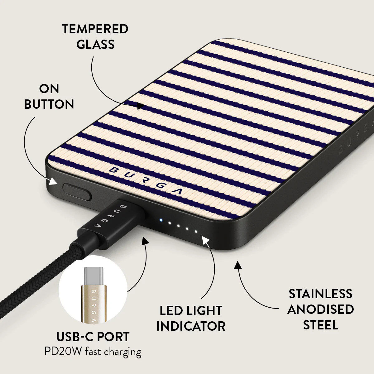 Old Money - Magnetic Power Bank