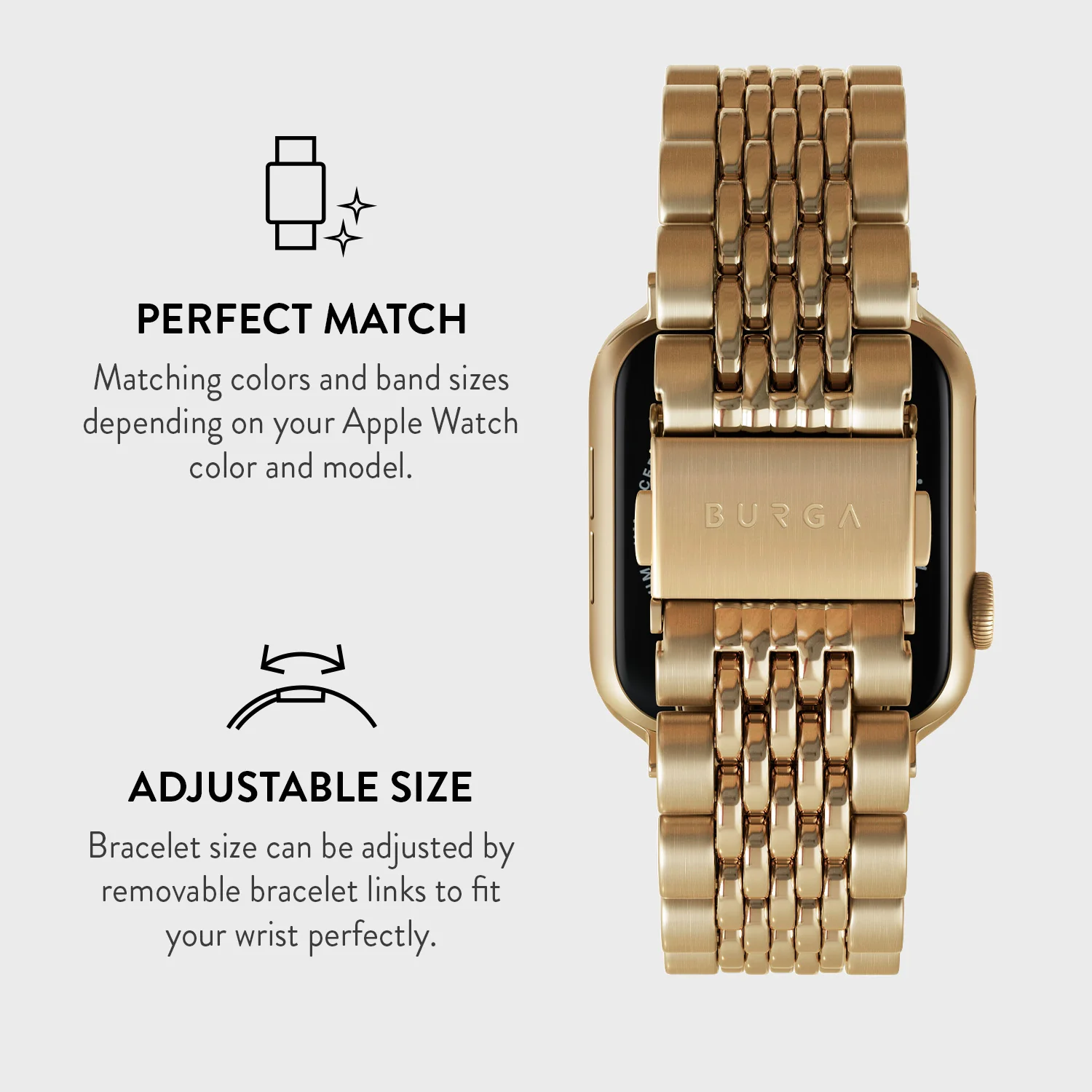 Apple Watch Metal Bracelet - Chic Royal