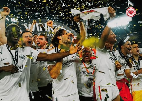 Eintracht Frankfurt Premium Adventskalender gefüllt inkl. Poster SGE + gratis Lesezeichen & Aufkleber Wir lieben Fussball