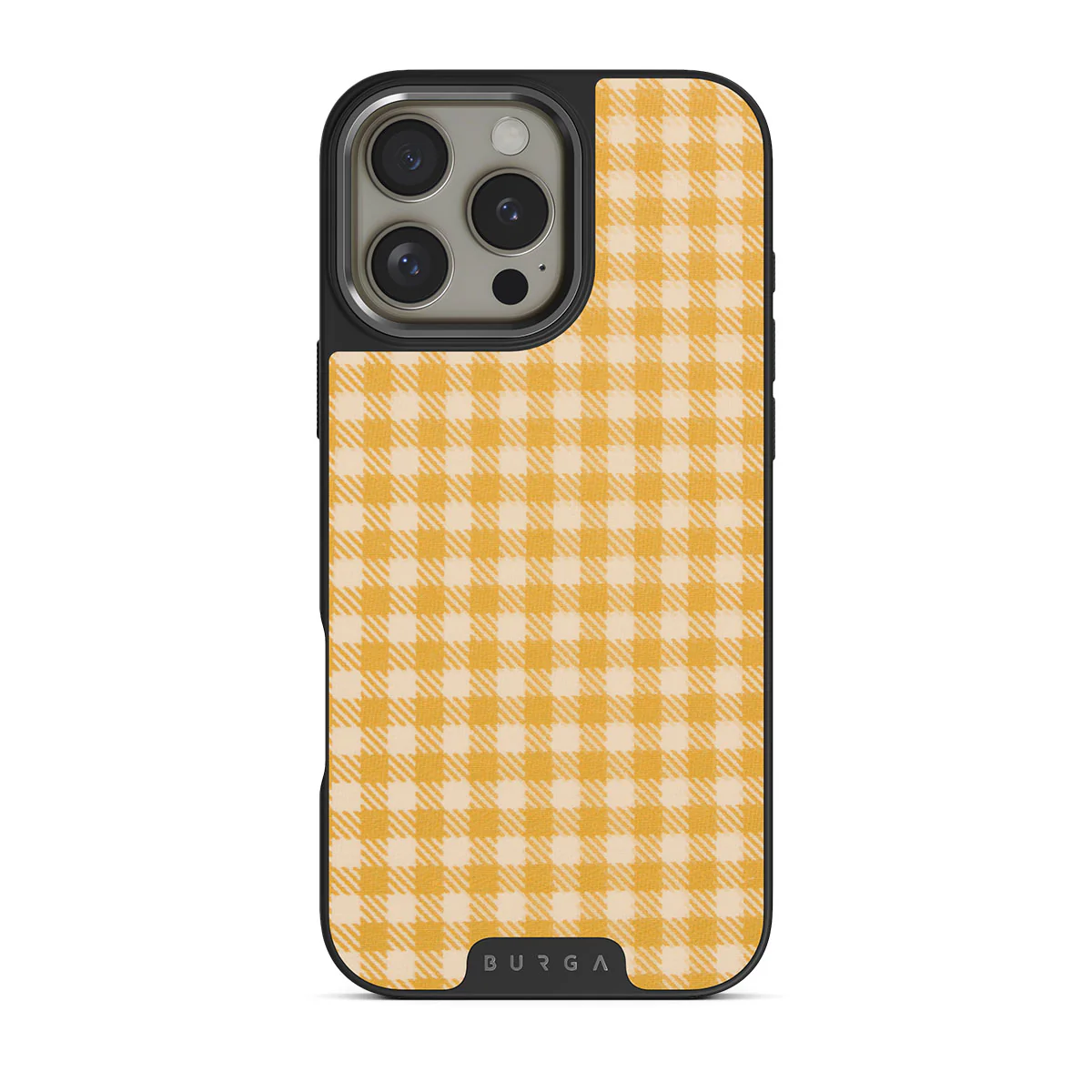 Tuscan Sun - Yellow Plaid iPhone 16 Pro Max Case