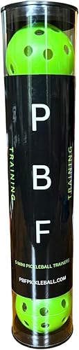 PBF Mini Pickleball Trainingshilfen für Drills, Paddelkontrolle, Aufwärmen, Fokus, Grün