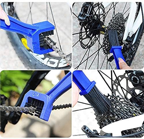 Fahrrad Reinigungsbürsten Set,Fahrradreinigungsbürstenwerkzeug,Bike Reinigungsbürste Tool,Fahrrad-Kettenreiniger-Werkzeug-Set,Clean Brush Kit Reinigung Bürste Set