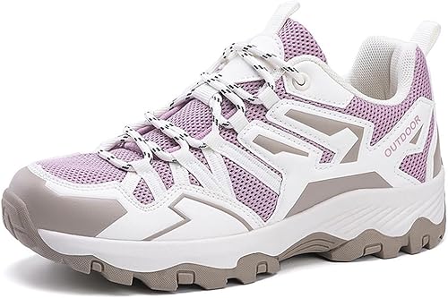 WOWEI Wanderstiefel Wanderschuhe Herren Damen wasserdichte Outdoorschuhe rutschfeste Kletterschuhe Leicht Atmungsaktiv Trekking Hiking Schuhe Wanderhalbschuhe