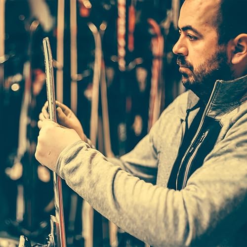 PATIKIL 3Pack 1.2'x0.8' Extra-Grob/Fein/Extra-Fein Ski Snowboard Diamantstein Ski Kantenschleifer Diamant Kantenfeile Snowboard Schleifscheibe Schwarz/Fuchsia/Grün