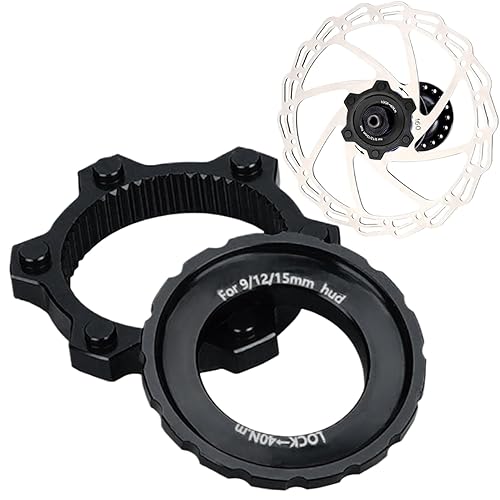 Fahrrad-Centerlock-Adapter, Centerlock Auf 6-Loch Adapter, Aluminiumlegierung Fahrradteil für 6-fach-Scheibenbremsen Mountainbikes Fahrräder & Dirtbikes