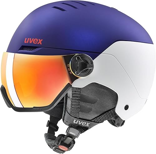 uvex Wanted Visor Visier Skihelm - Navy mat