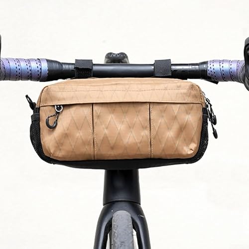 GLOBALHUT Fahrrad-Lenkertasche, wasserdichte Mountainbike-Vordertasche, Aufbewahrungstasche für Rennräder, E-Bikes, Pendler, Abenteuerfahrer