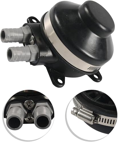 Tragbare Fußbetriebene Wasserpumpe, für Camping, Duschzelt, Badezimmer, mobile Toilette, Wohnmobil, Wohnwagen, Yacht, Outdoor, manuelle Pedalpumpe, schwarz