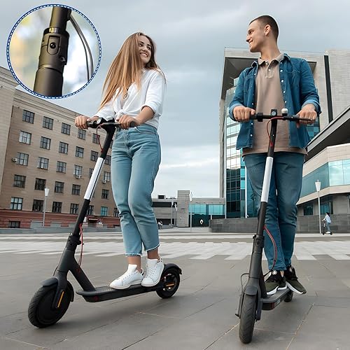 Klappbare Hakenverschlussgleiter, zusammenklappbarer Schnallenhalter, verstärkter Verschlusslasche, elektrisch, verstärkter Verriegelungsriegel, kompatibel mit Xiaomi M365 Elektroroller