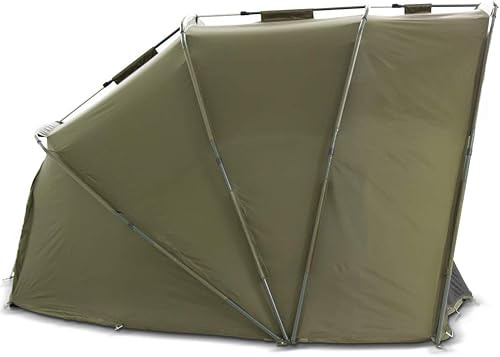 Lucx® Bivvy + Winterskin 'Tiger' 1-2 - 3 Mann Angelzelt + Überwurf - Karpfenzelt - Carp Dome with Overwrap 2 or 3 Man Carp Fishing Tent