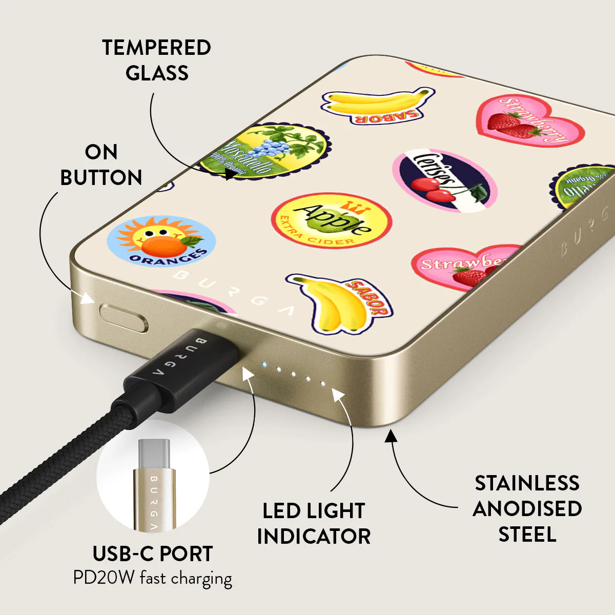 Flavour - Magnetic Power Bank