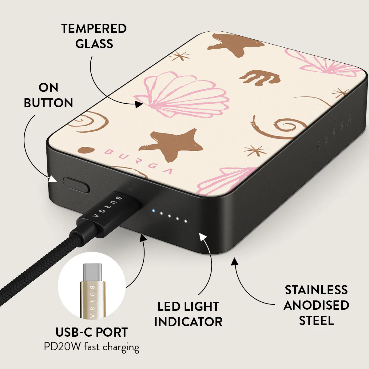 Beach Games - Magnetic Power Bank
