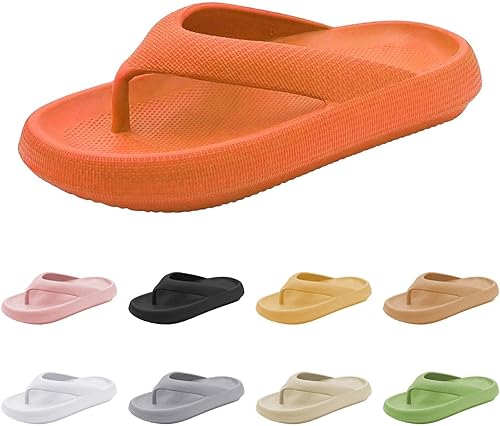 Flip Flops Damen Wolken Hausschuhe Damen Badelatschen Rutschfeste Zehentrenner Slip-On Sandaletten Mit Weichen Sohlen Bequem Duschschuhe Anti-Slip Wasserschuhe Atmungsaktiv Strandsandalen