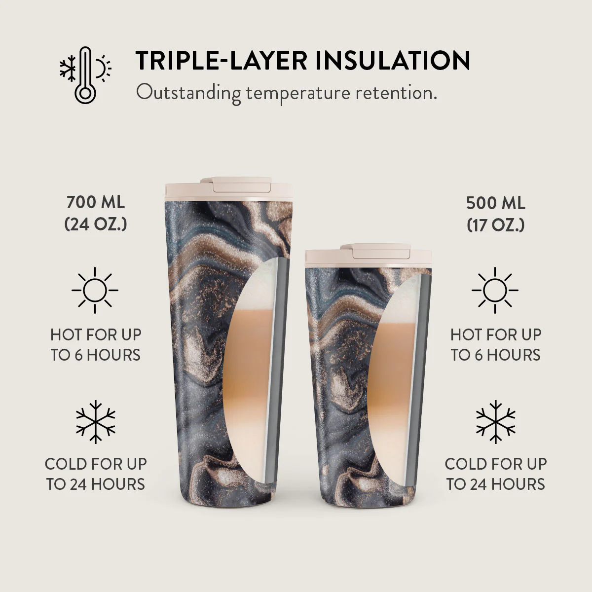 Enchanted Mirror - Marble Travel Mug