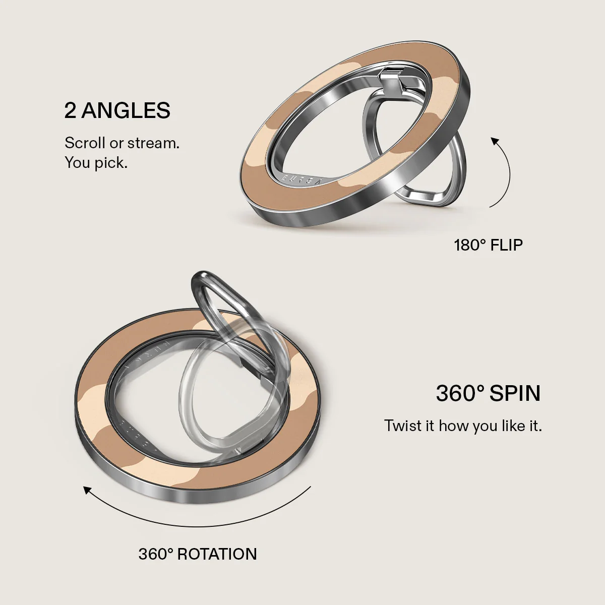 Golden Sand - Magnetic Ring Holder