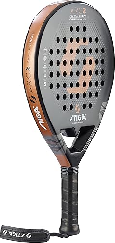 STIGA Padelschläger ARC 2, Padelschläger mit großzügiger Schlagfläche - Schwarz/Chrom