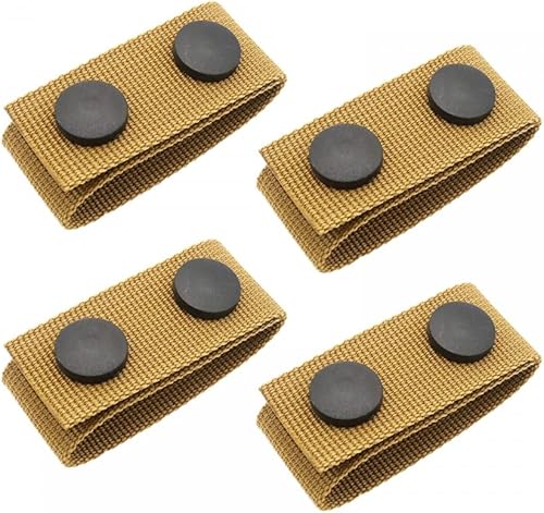 Duty Belt Keeper, Taktischer Nylon Gürtelhalter,Gürtel Keeper mit Doppelten Druckknöpfen für 2-2,25' Gürtel