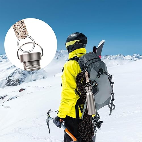 4 Stück Schlüsselanhänger, Schlüsselband mit Karabiner Geflochtenes Lanyard für Survival Camping Wandern(Schwarz, Orange, Tarngrün、Tarn-Khaki)