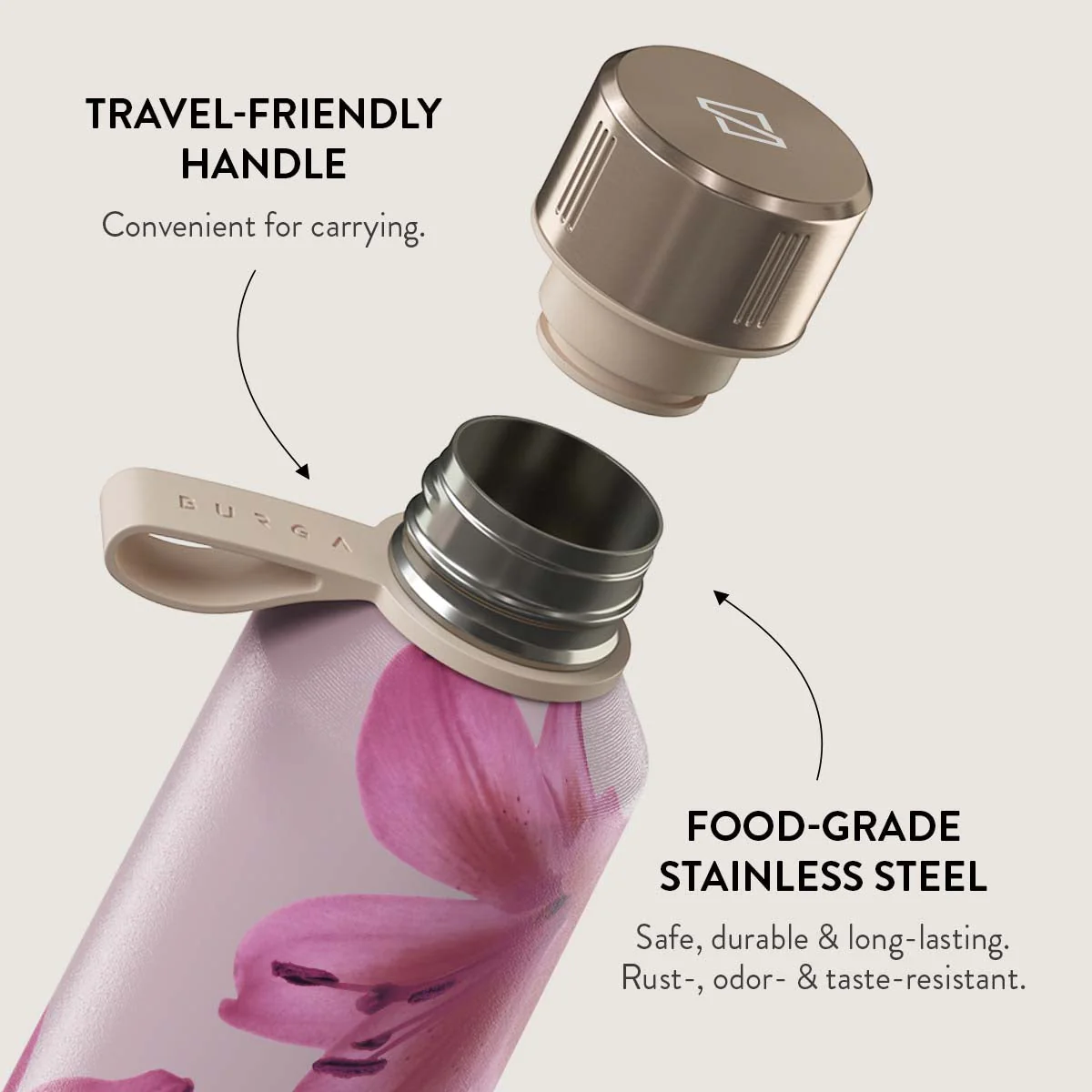 Fragile Beauty - Water Bottle