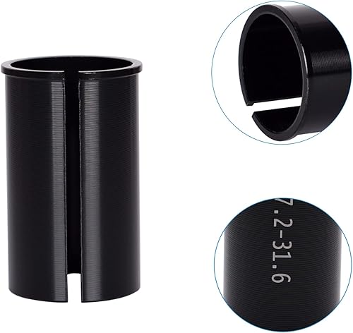 FLYAMAPIRIT Fahrrad Sattelstütze Adapter Fahrradsattelstützenrohr Reduzierhülse Shim (27.2mm-28.6mm)