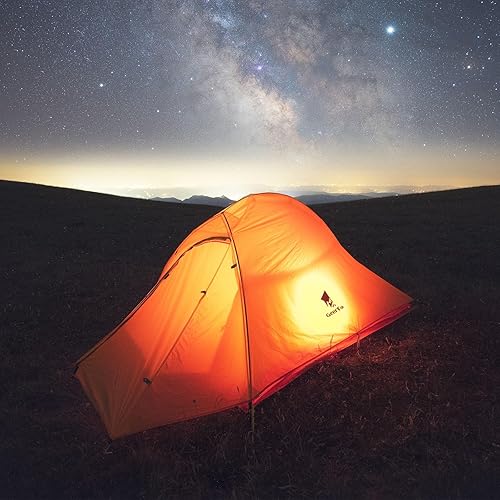 GEERTOP Ultraleichtes Zelt 2 Personen Campingzelt Doppelten 3-4 Saison für Camping Wandern Rucksack