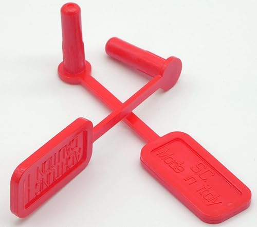 Flachberg 22 lfb lr Sicherheitsfahne Patronenlagersperre (2 Stück) Safety Flag Kaliber, Rot