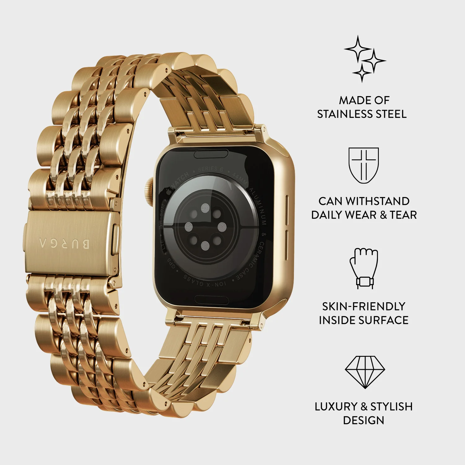 Apple Watch Metal Bracelet - Chic Royal