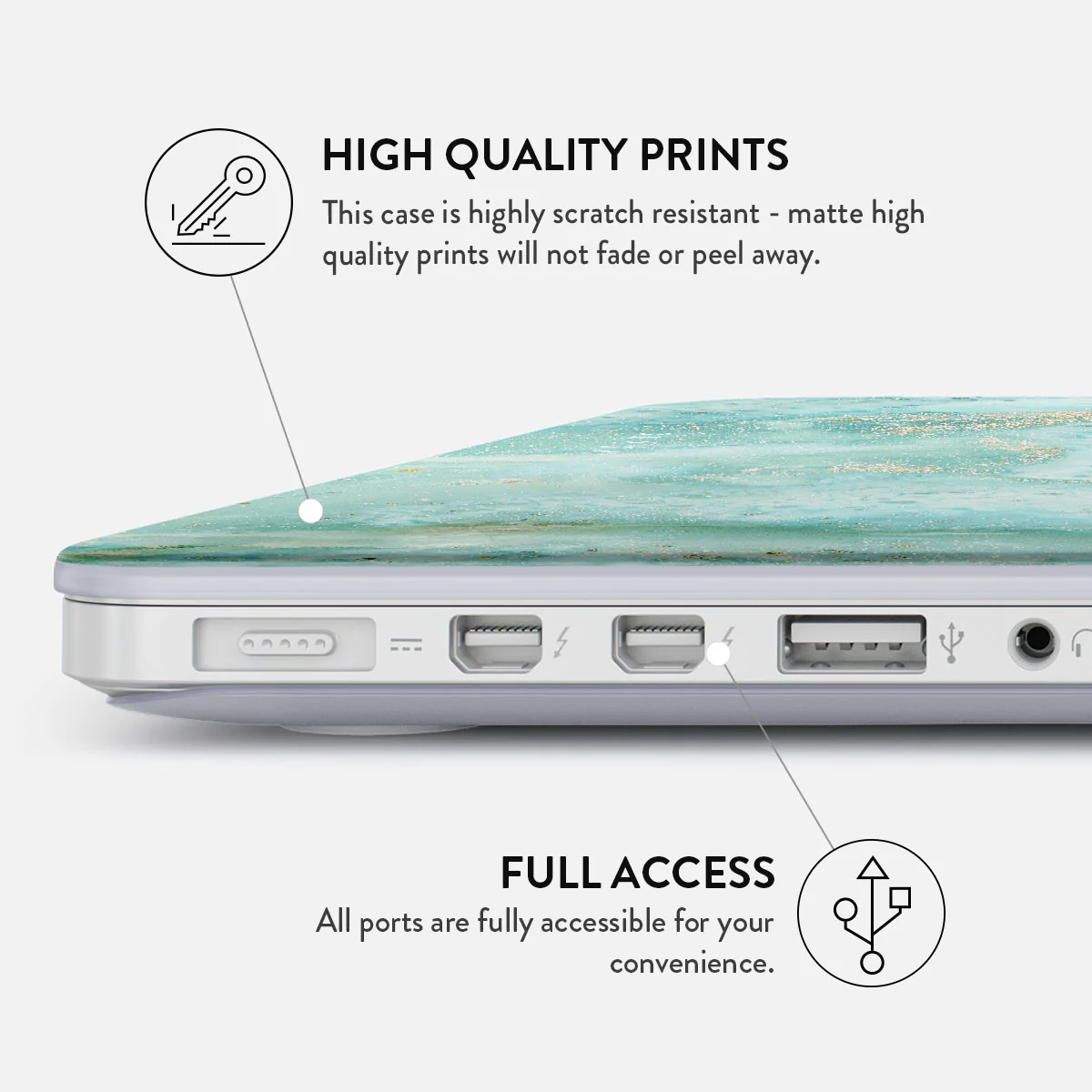 Uluwatu Waves - Macbook Case