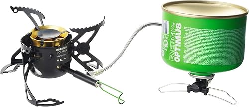 Optimus Multifuelkocher Polaris Optifuel Kocher mit 400 ml Brennstoff Flasche